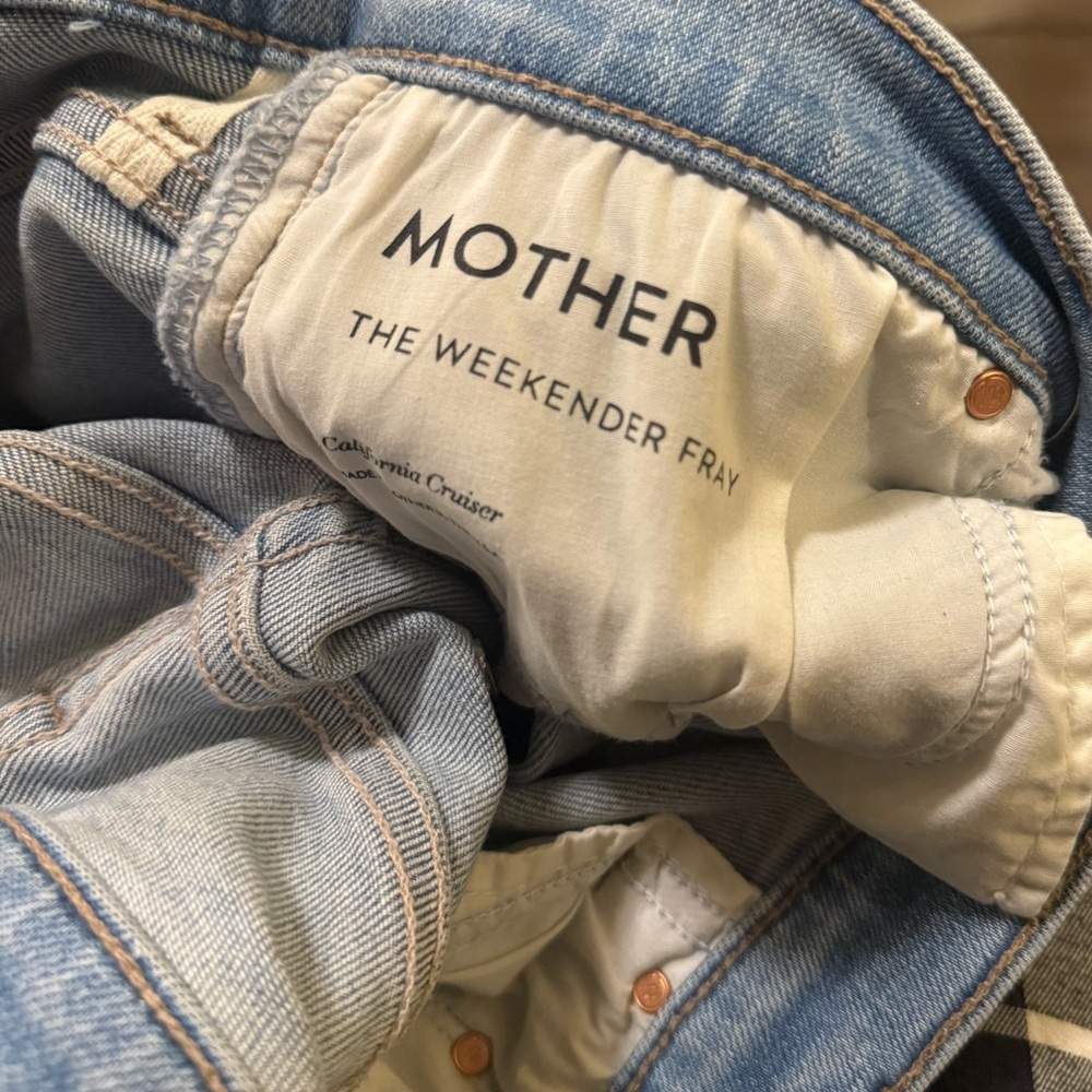 MOTHER denim the weekend fray sz 31 - Picture 12 of 12